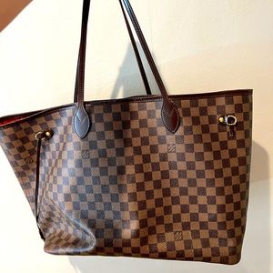 Authentic Louis  Vuitton never-full large (GM) tote